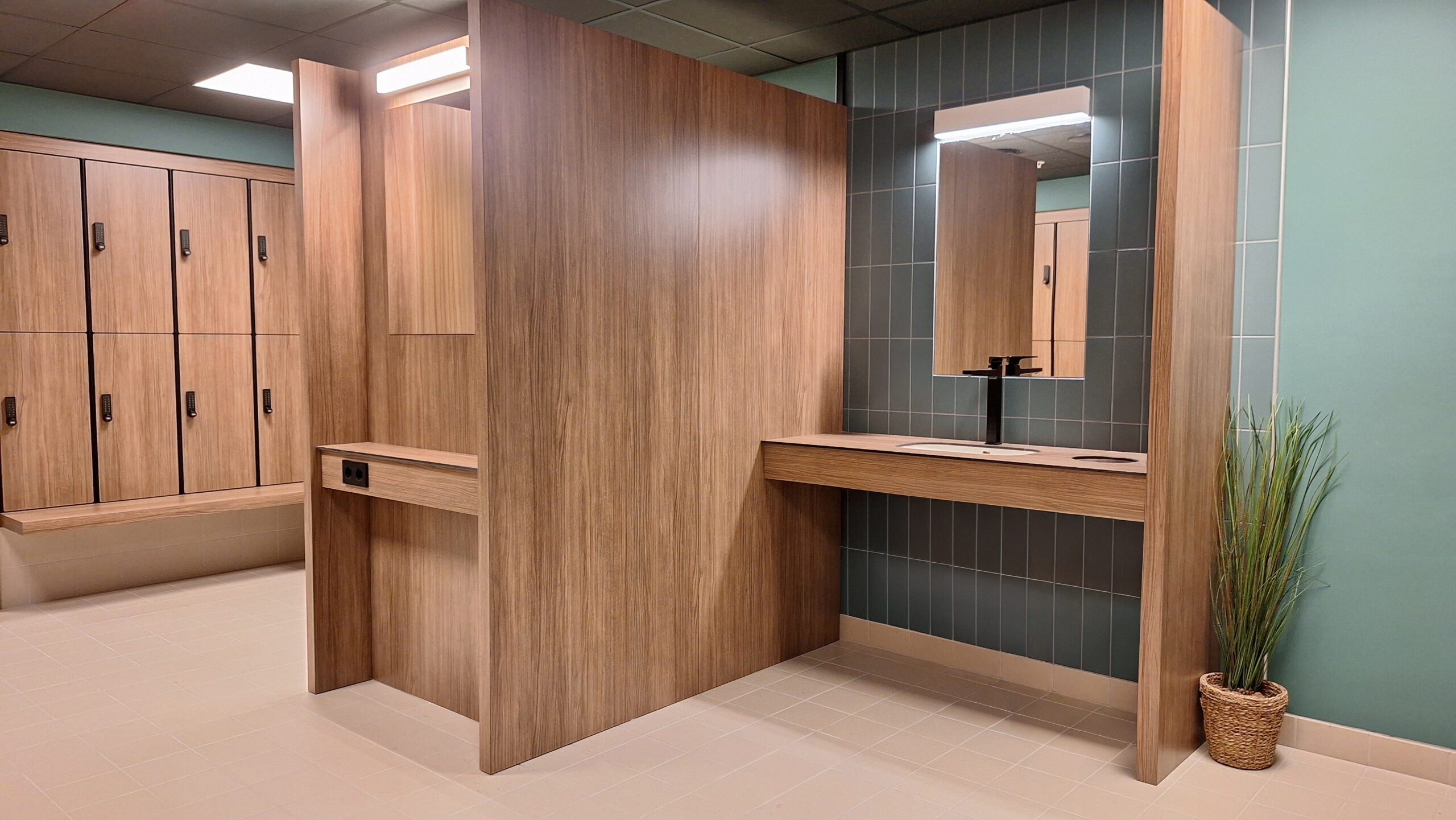 Umkleidebau nach Maß, Interior design